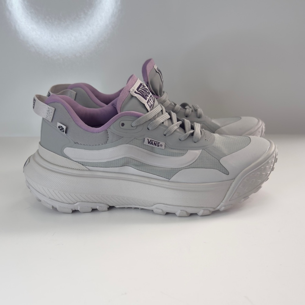 Vans Women's Gray & Lavender Platform Trainers
